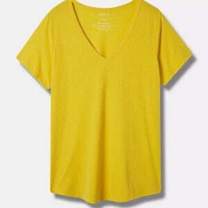 Torrid Girlfriend Signature Jersey V-Neck Tee 4X